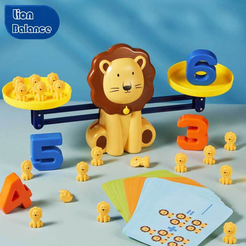 Fidtoy Frog Balance Math Toy | Montessori Counting and Number Learning Game for Kids