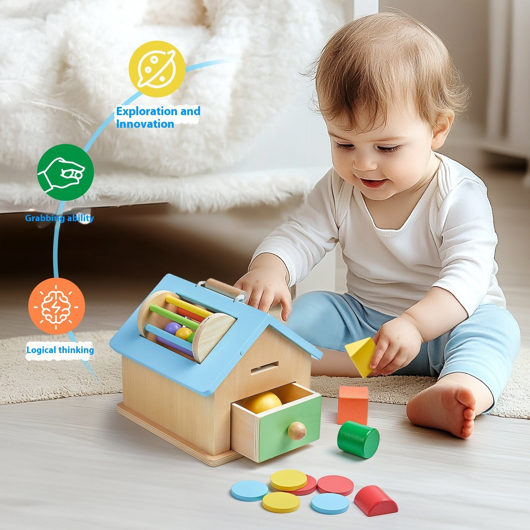 Cottage Early Childhood Education For Baby Busy Educational Toys