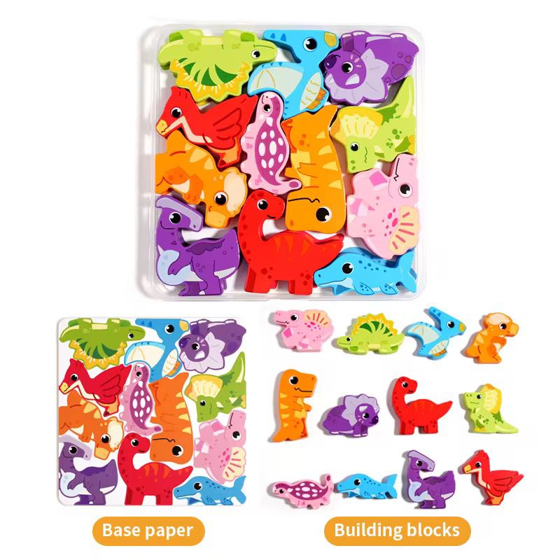 Wooden Box Puzzle | Matching and Stacking Puzzle for Toddlers