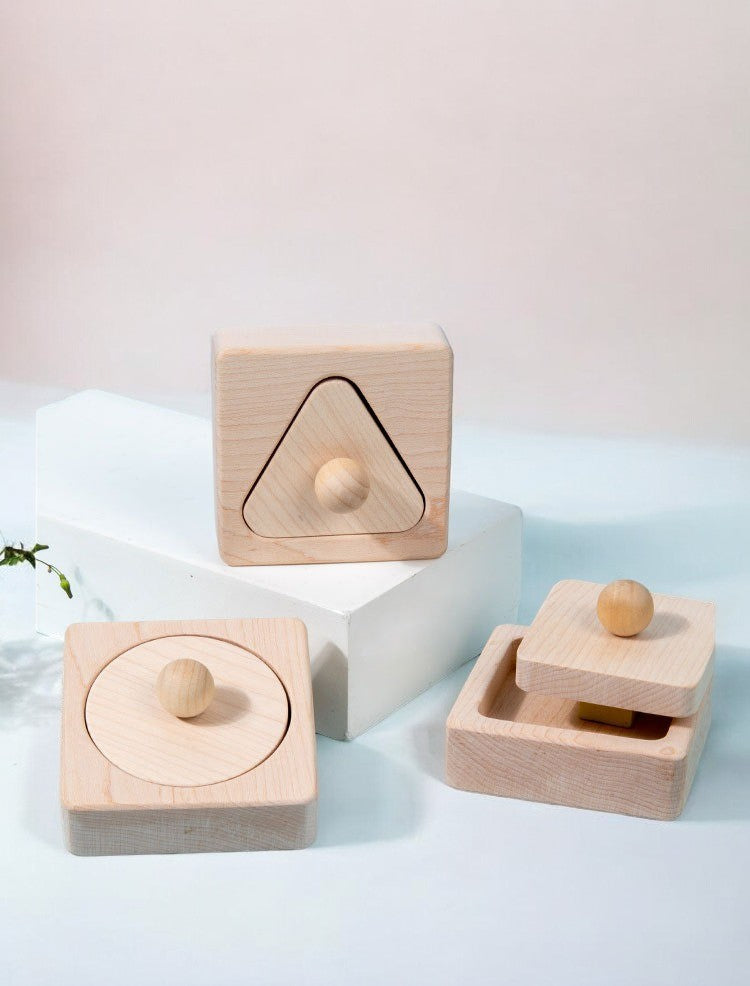 Wooden Shape Recognition Board for Toddlers