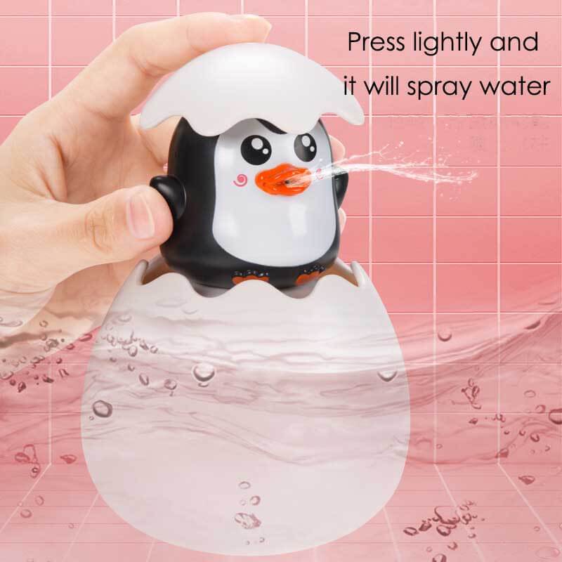 Fidtoy Floating Spray Water Egg Bath Toy for Toddlers | Interactive Water Play & Sensory Learning