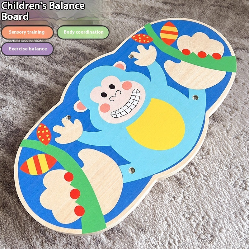 Children's Wooden Balance Board SMART Board Indoor Toys