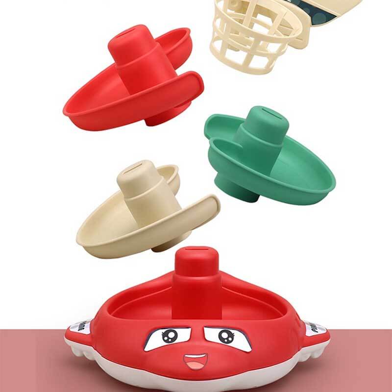 Fidtoy Jouet à balles pour les tout-petits de 1 à 6 ans Jeu de lancer Piste d'apprentissage avec son lumière Jouet éducatif pour l'intérieur