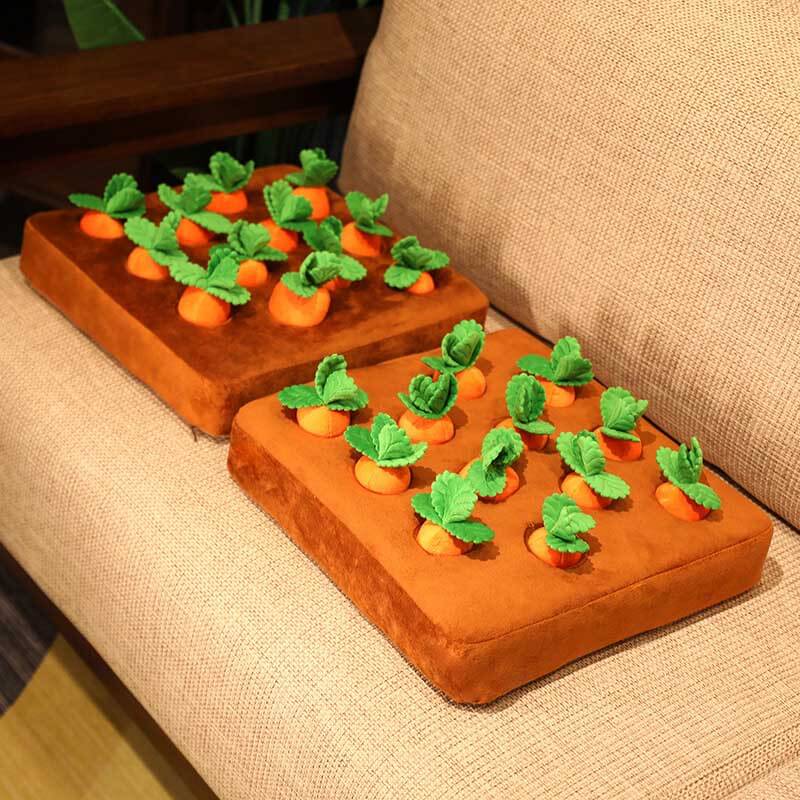 Fidtoy Plush Carrot Pulling Toy for Toddlers – Interactive Early Learning Game Ages 3+
