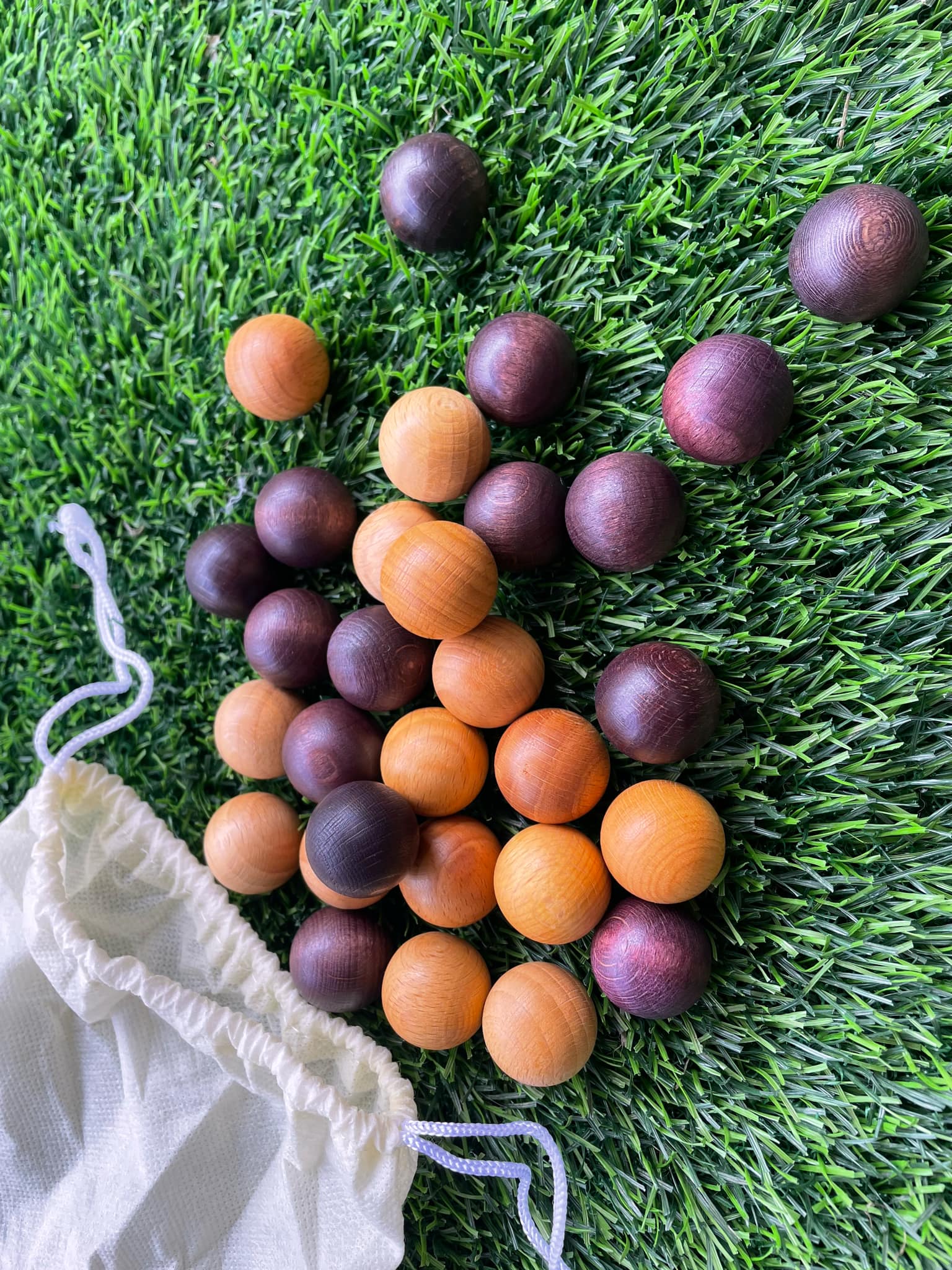 Loose Parts Rustic Bag of Balls 2.5cm