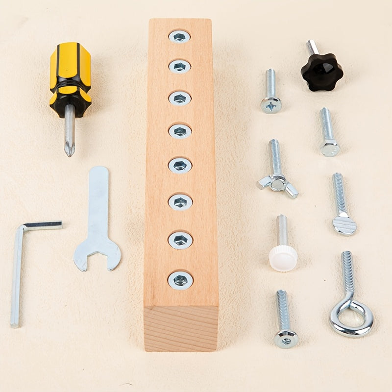 Fidtoy Screw and Nut Tool Set for Toddlers STEM Learning and Fine Motor Skills