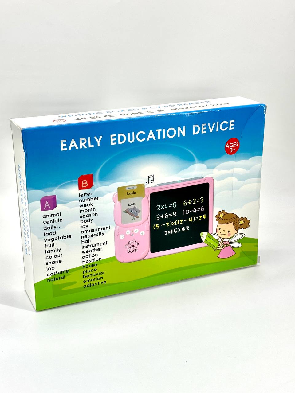 Fidtoy Tablet de Escritura y Voz – Aprendizaje Interactivo para Niños Pequeños 3+