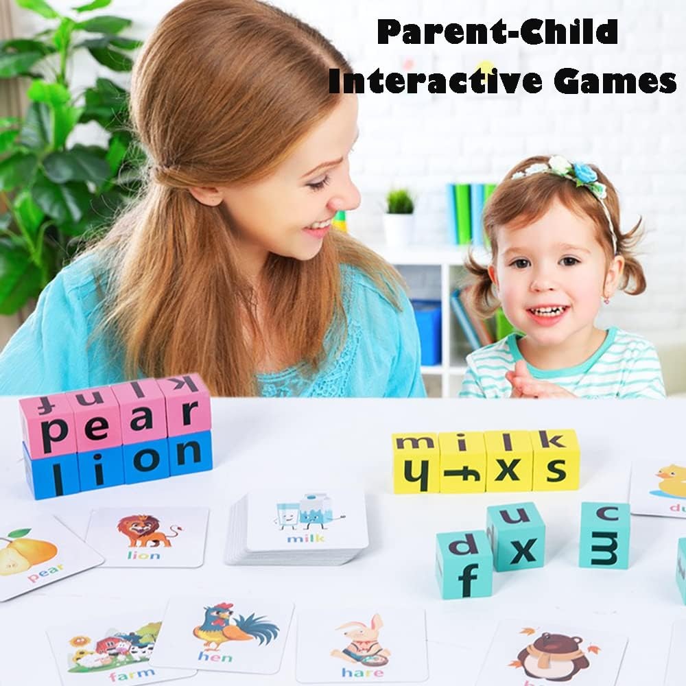 Wooden Spell the Word Learning Spelling Game - 814