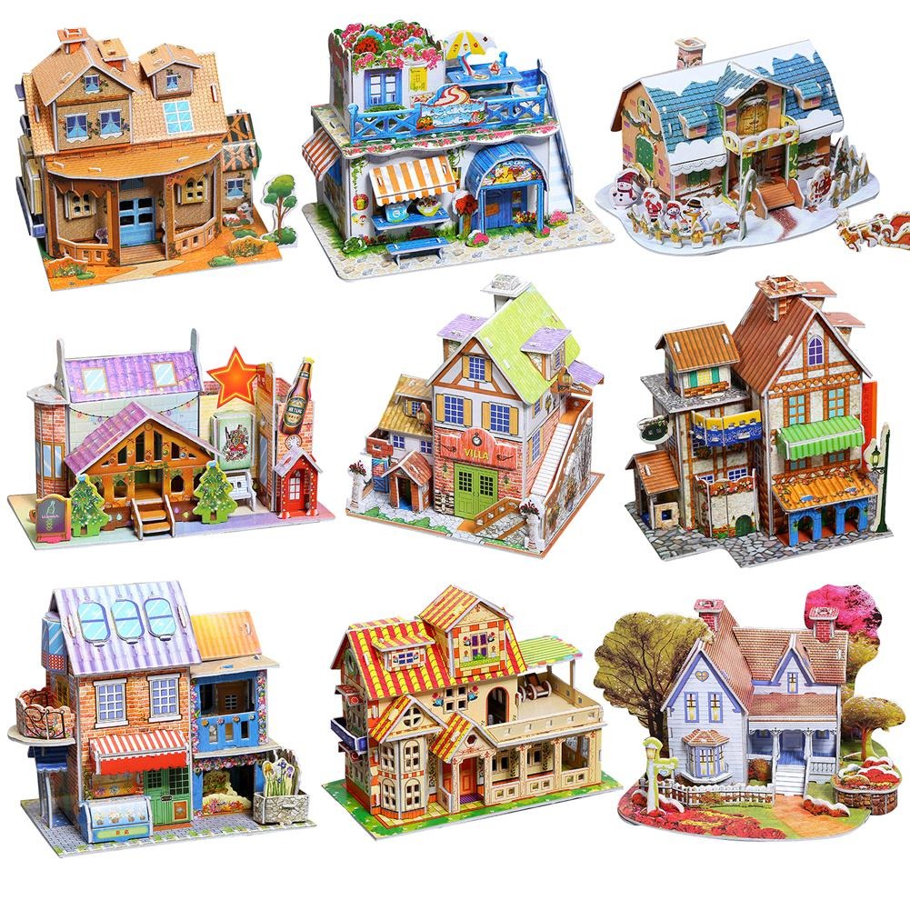 DIY 3D Villa Foam Puzzle Set - 488