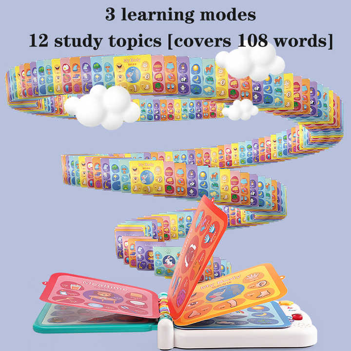 Touch and Learn Words Book with Bluetooth Function - 108 Words