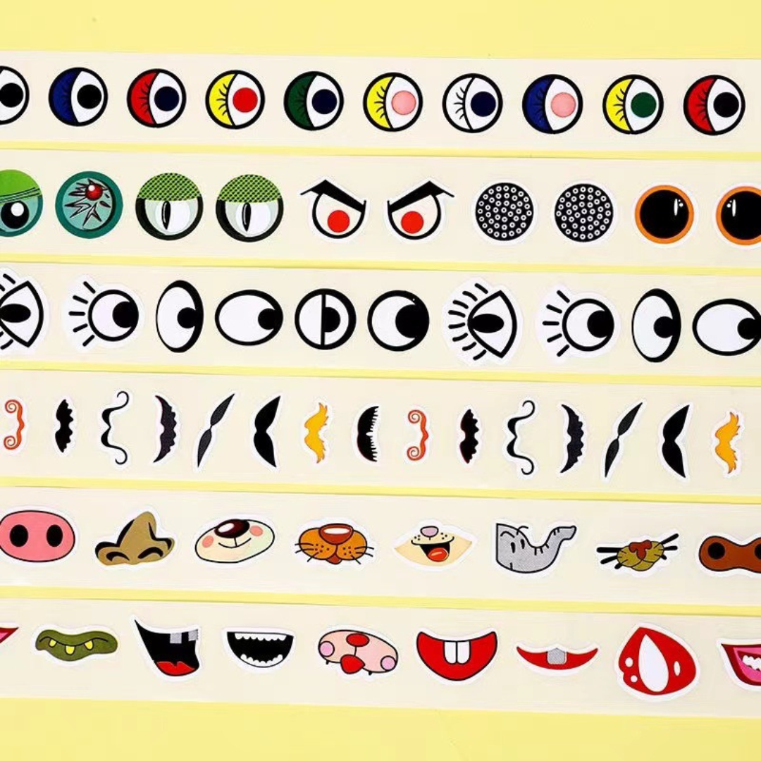 Googly Eyes Adhesive Pack 1000 Tape Roll