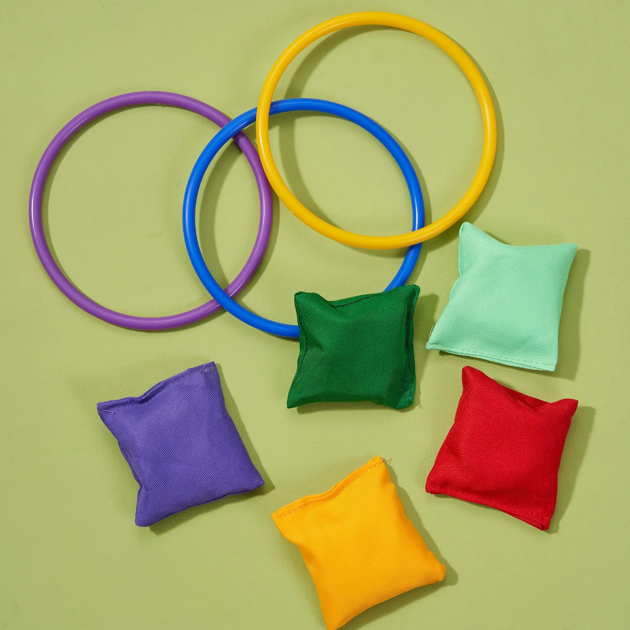 3-in-1 Kids Carnival Outdoor Game Set – Ring Toss, Bean Bag & Hoopla Party Toy for Backyard & Birthday Fun