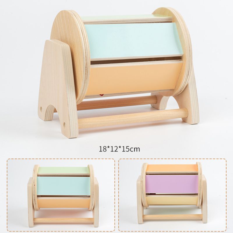 Montessori Spinning Drum - Soothing Sounds for Babies