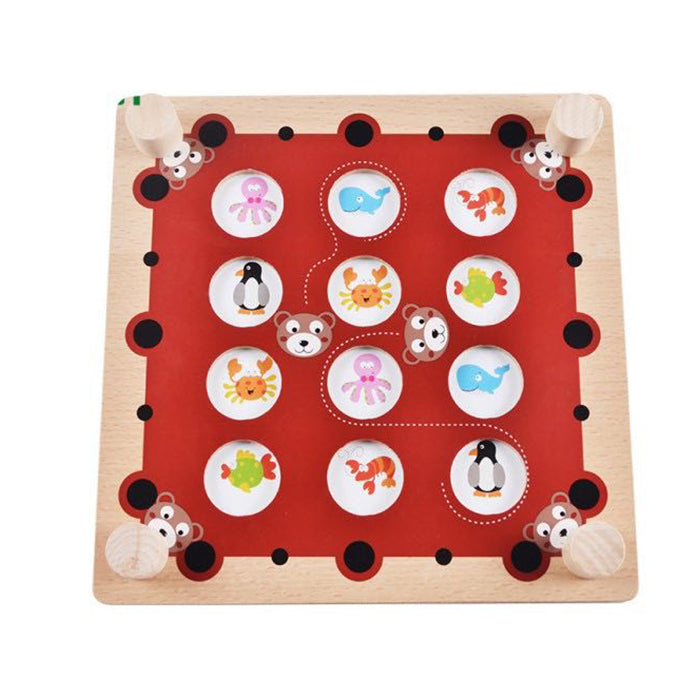Wooden Montessori Memory Game - Mathematics toys