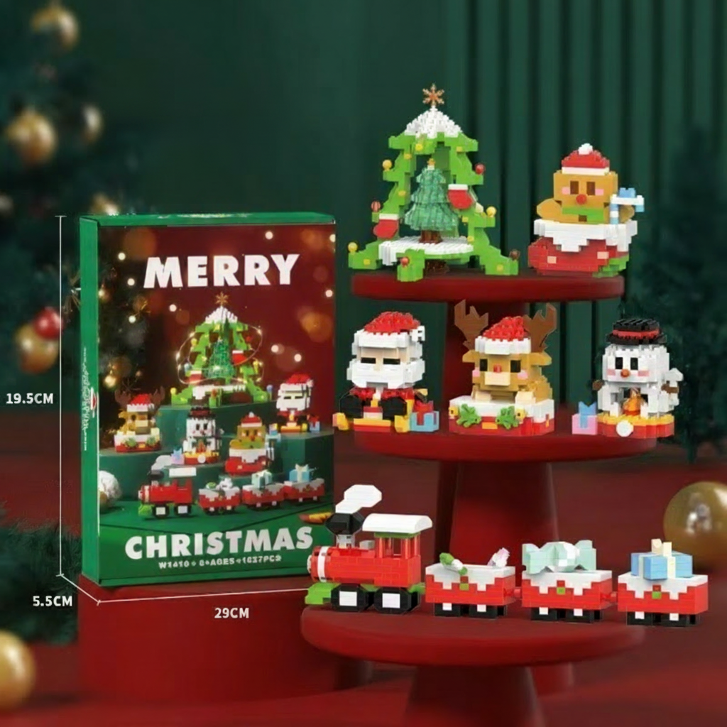 HolidayBlocks – Vrolijk & Decoratief – Kerst Mini Bouwstenen