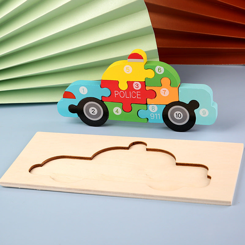 Educational 3D Wooden Puzzle for Children
