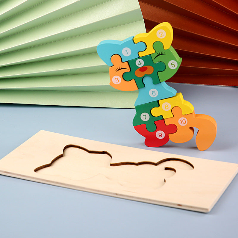 Educational 3D Wooden Puzzle for Children