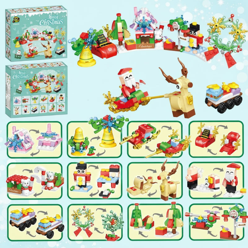HolidayBlocks – Vrolijk & Decoratief – Kerst Mini Bouwstenen