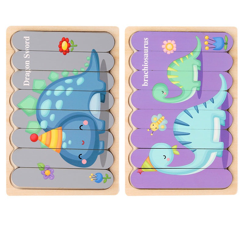 Double-Sided Simple Puzzles