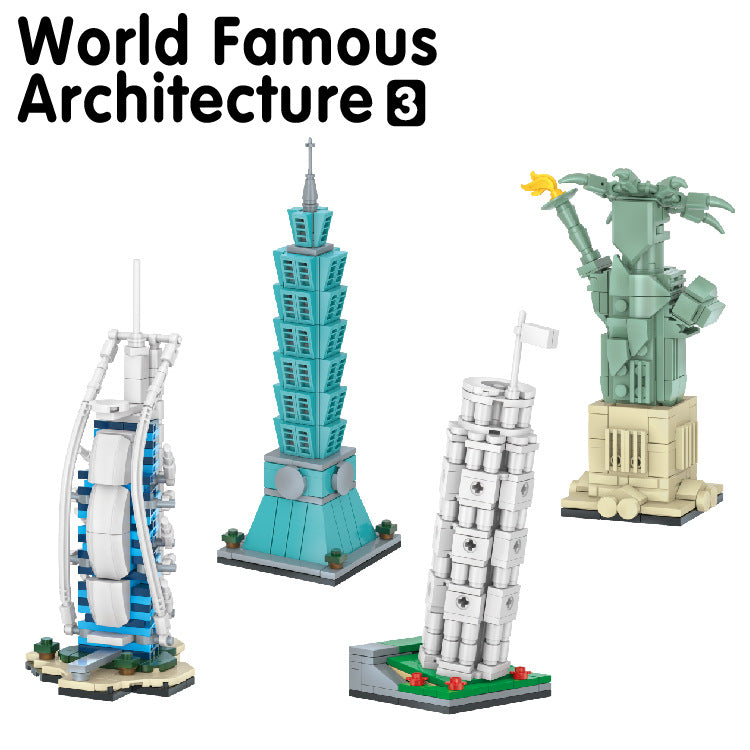 World Famous Architecture Building Blocks Model Set - 27A