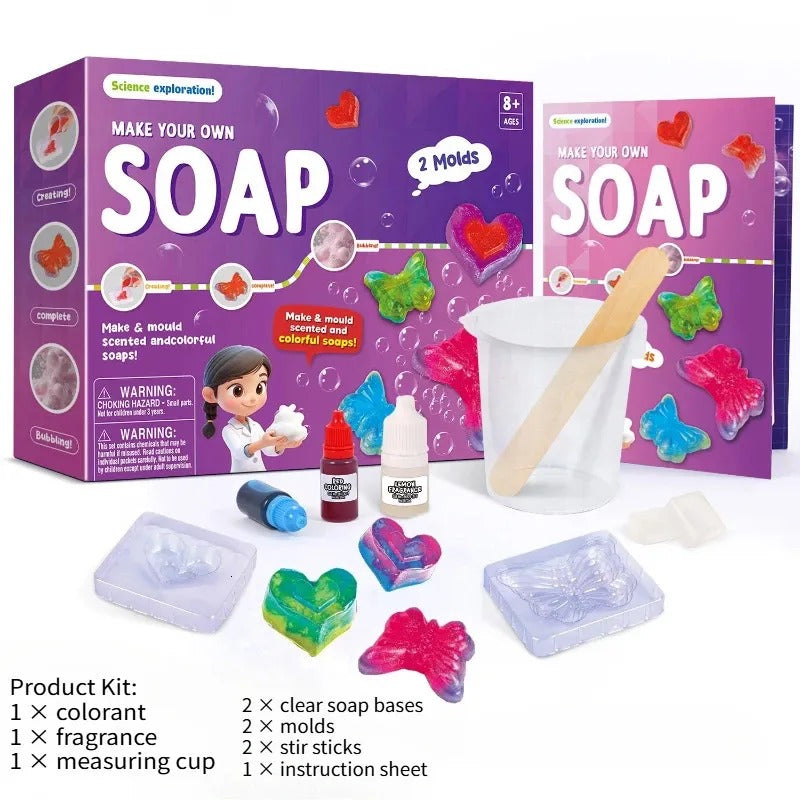 Science Exploration Make Your Own Colorful and Scented Soaps - 8B8