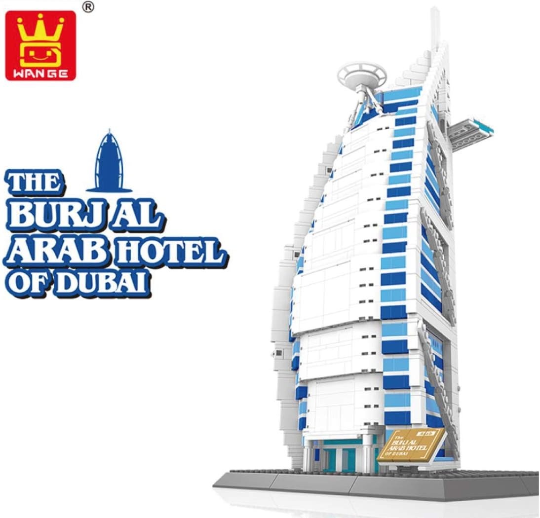 Hôtel Burj Al Arab Dubaï Maquette de Construction Briques 1307 Pièces - 220