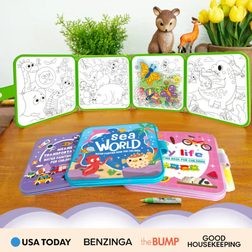 Montessori Water Coloring Book V2