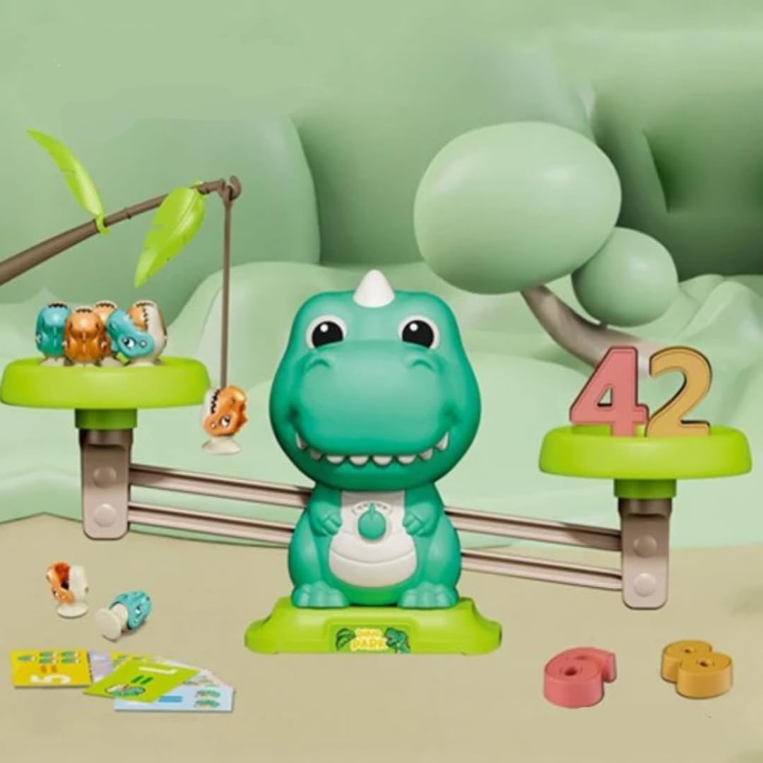 Dinosaur Balancing and Catching Mental Maths Learning Kit - 29B