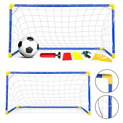 Fidtoy Junior Football Goal Set with Ball Pump for Kids