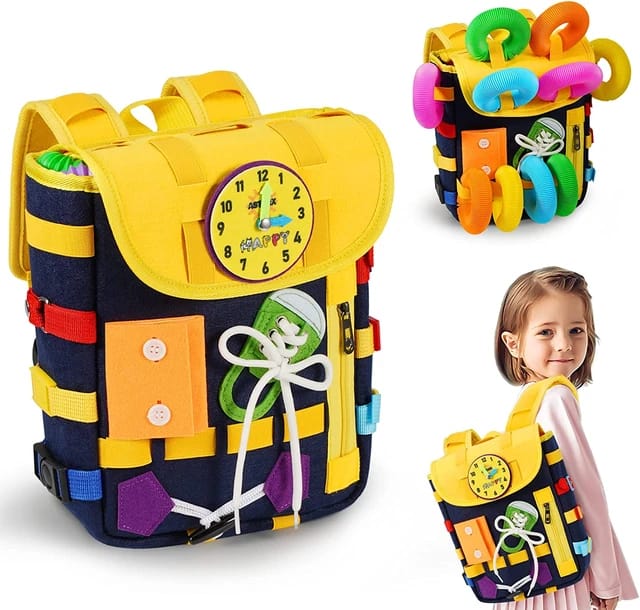 Toddler Busy Learning Kit with Pop Tubes Backpack - 926