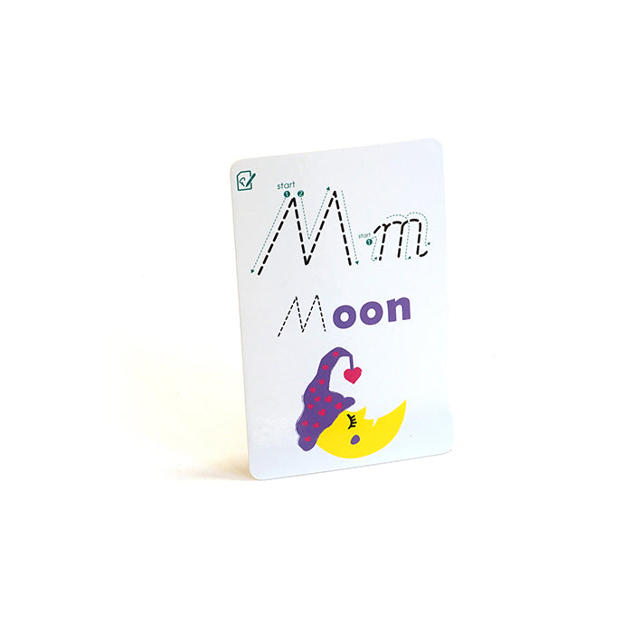 Write and Wipe Activity Cards Letters/Numbers-Fine motor skills toys