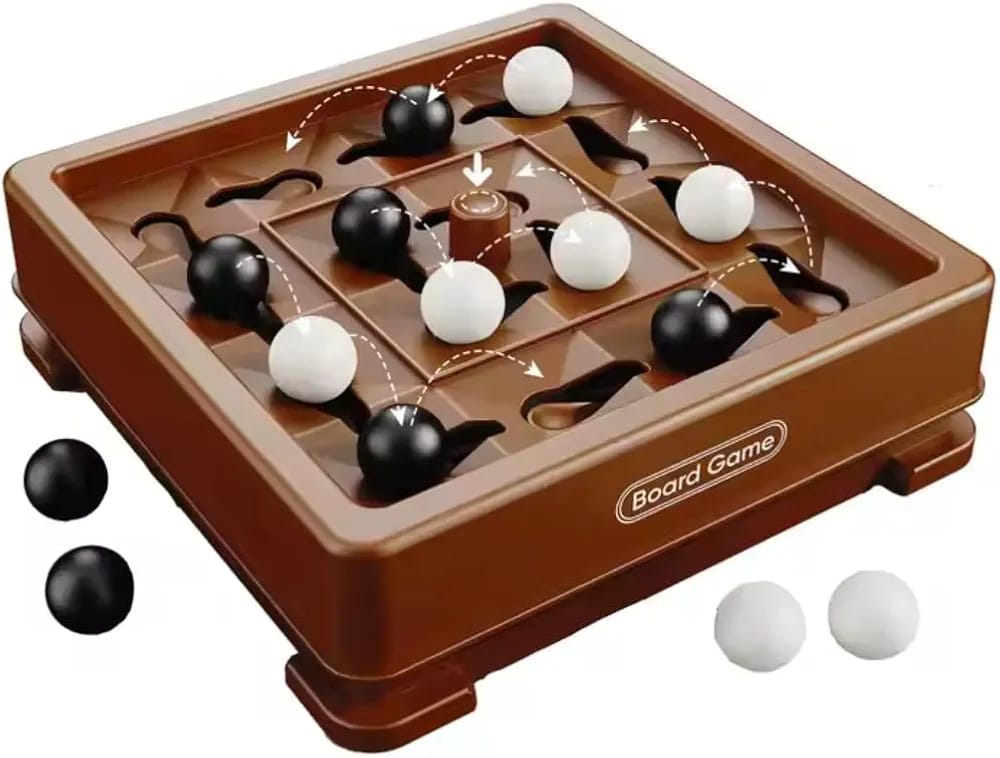 Logical Marble Chess Strategy Board Game - 08A
