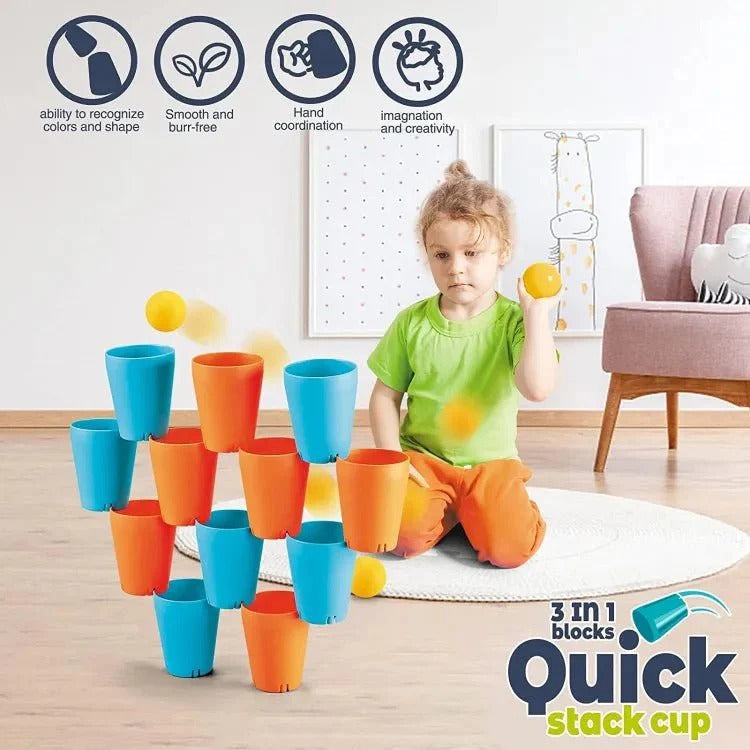 3in1 Quick Stacking Cup Play Set - 698