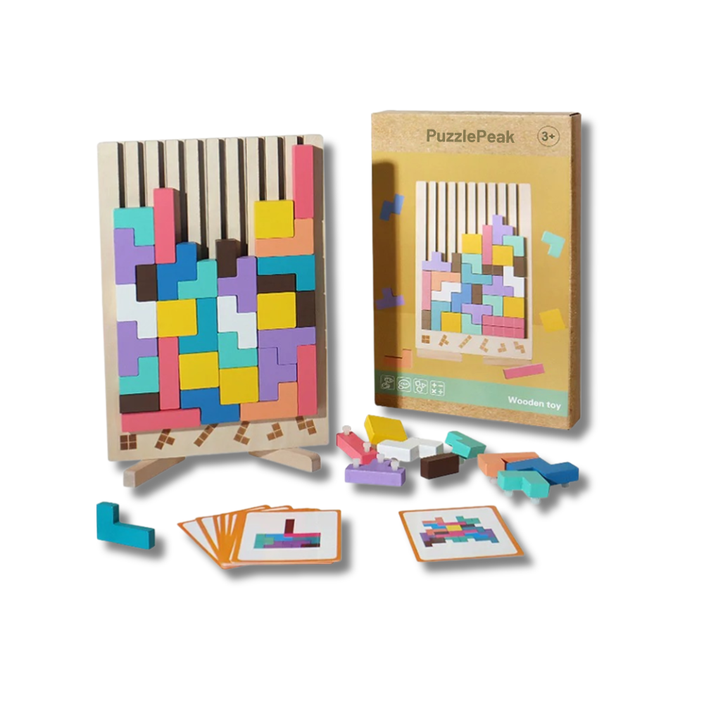 Fidtoy Wooden Stacking Puzzle Toy