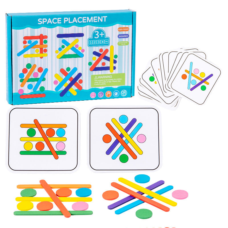 Rainbow Stick Early Education Thinking Puzzle Toy Children's Mathematics