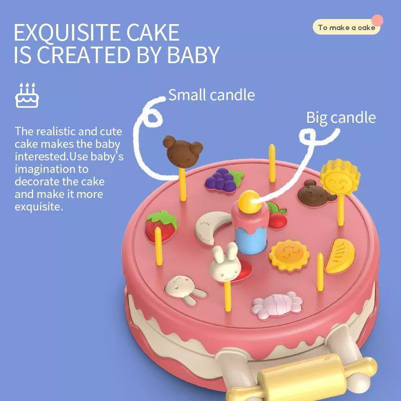 DIY Delicious Burger & Cake Clay Machine Set - 002