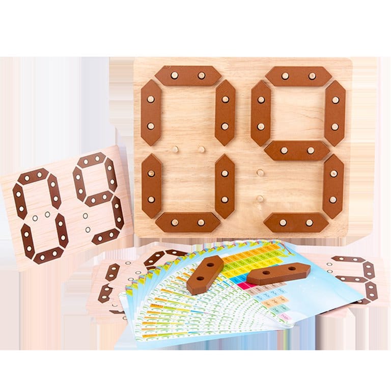 Digital Wooden Board for Addition Subtraction Learning - 032