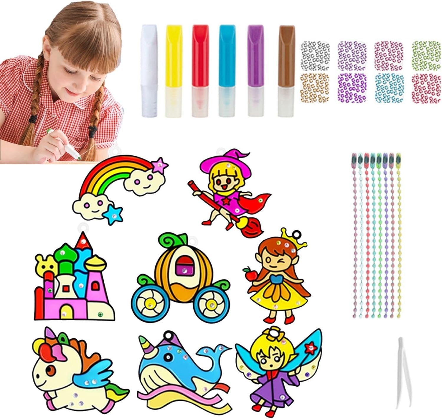 DIY Creative Soft Glue Art Kit Princess Series - 521