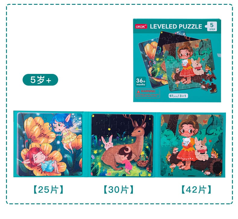 3in1 Magnetic Story Jigsaw Puzzle - Step 5