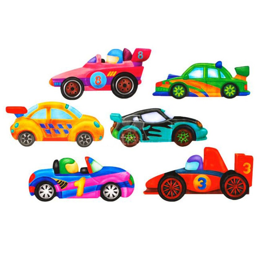 Moulage et peinture de véhicules DIY Racers pour enfants - H87