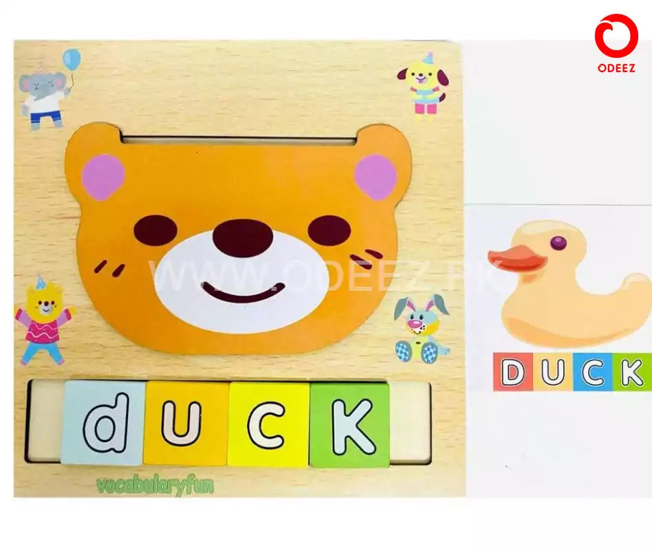 2 in 1 Letter Matching Wooden Kit