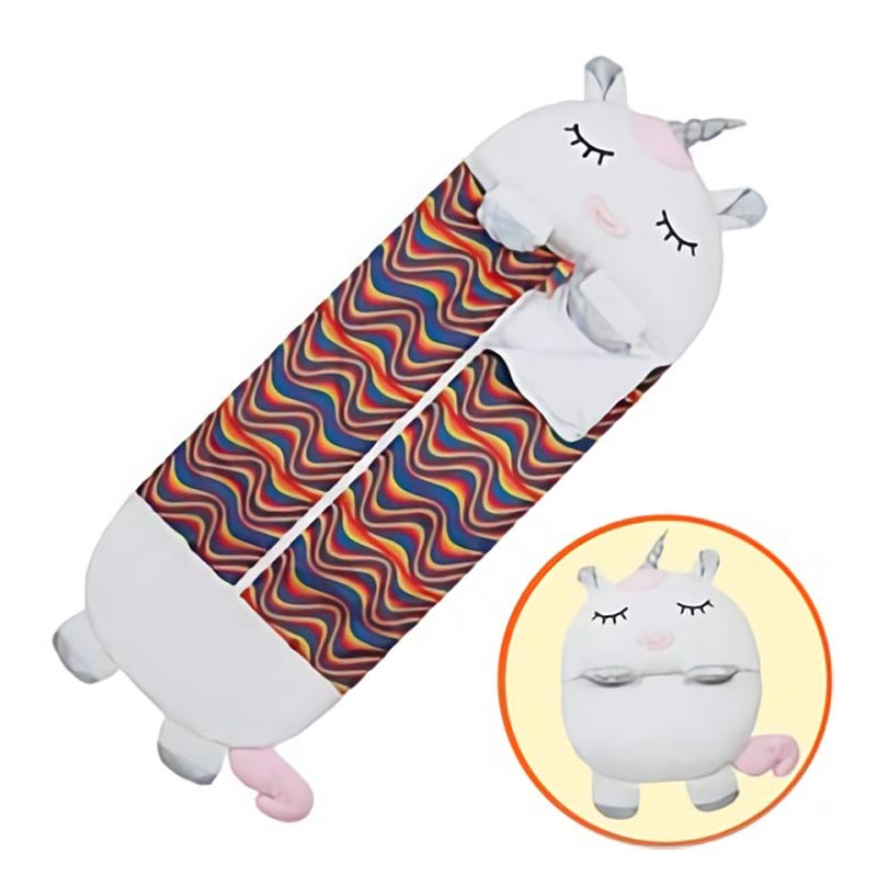 Fidtoy Plush Sleeping Bag Toy for Infants and Toddlers | Soft Animal Nap and Travel Comfort