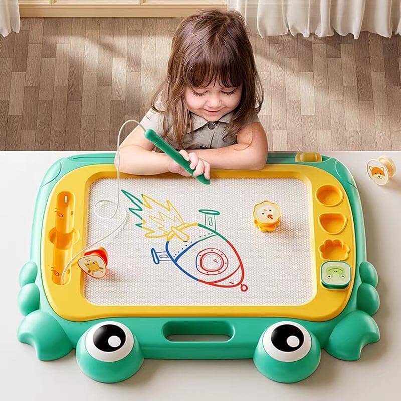 Fidtoy Magnetic Drawing Board for Toddlers 3-5 – Interactive Doodle Board for Home, Travel & Fine Motor Skill Development