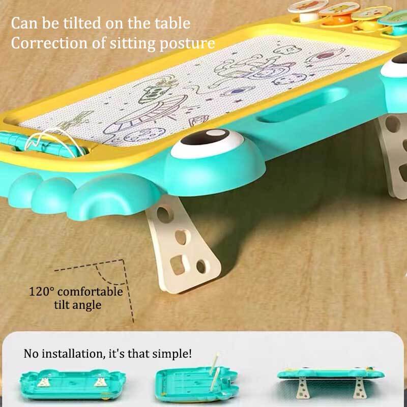 Fidtoy Magnetic Drawing Board for Toddlers 3-5 – Interactive Doodle Board for Home, Travel & Fine Motor Skill Development