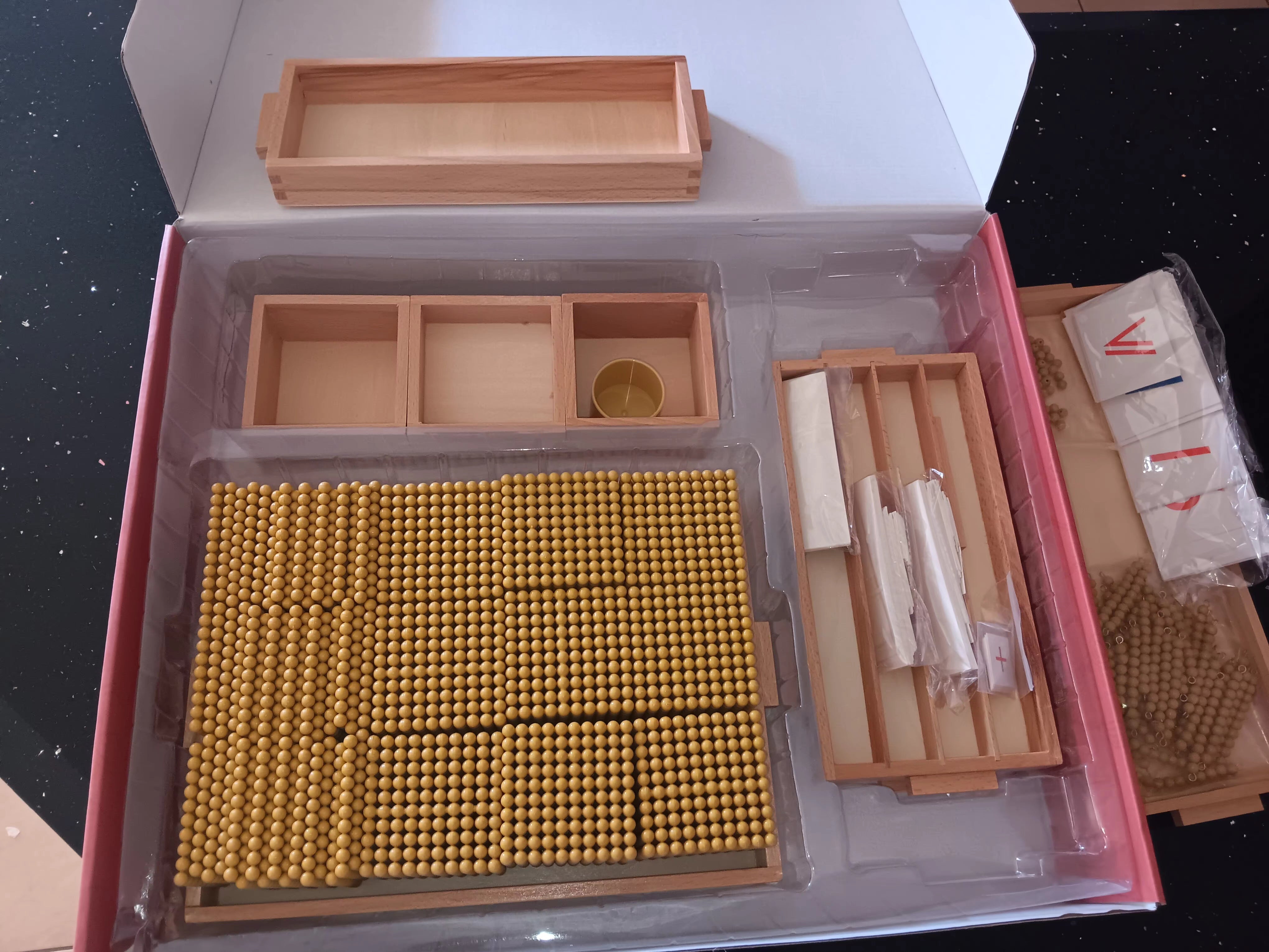 Montessori Golden Bead Bank Game Complete Bundle