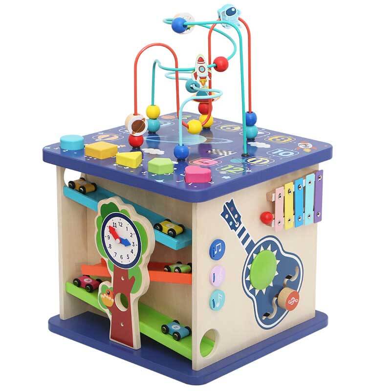 Fidtoy 13-in-1 Early Learning Toy for Toddlers – Montessori Educational Toy for Home, Travel, and Preschool Quiet Time