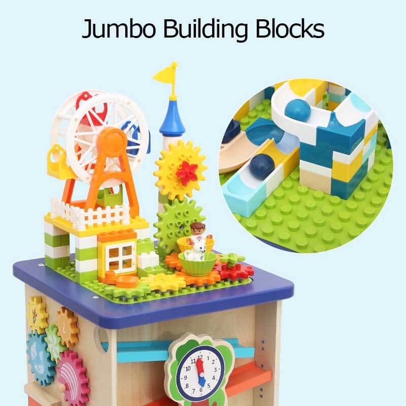 Fidtoy 13-in-1 Early Learning Toy for Toddlers – Montessori Educational Toy for Home, Travel, and Preschool Quiet Time