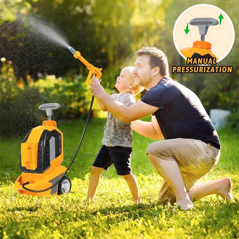 Fidtoy – Jouet de Laveuse à Pression pour Enfants – Jeu d'Eau Extérieur pour Laver la Voiture et Développer la Dextérité