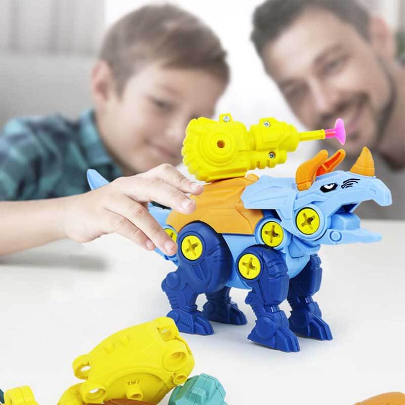Fidtoy Kit de Démontage Dinosaure pour Enfants 3-8 Ans | Jouets Dinosaures à Construire Éducatifs STEM
