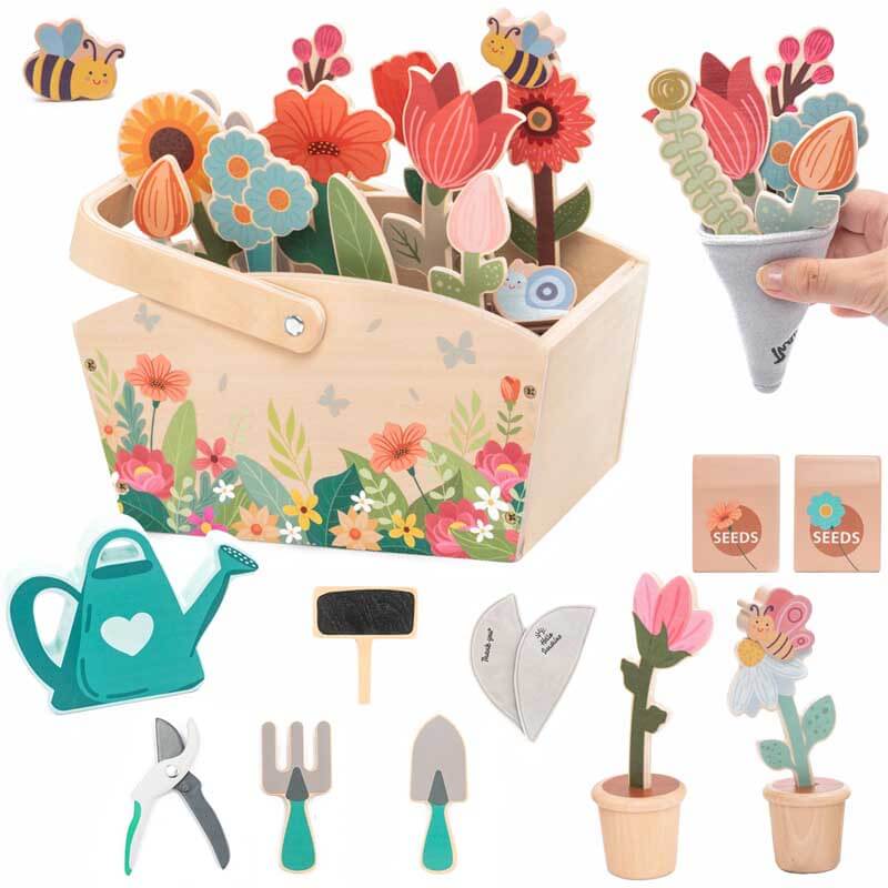 Wooden Gardening Toys Set